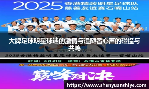 大牌足球明星球迷的激情与追随者心声的碰撞与共鸣